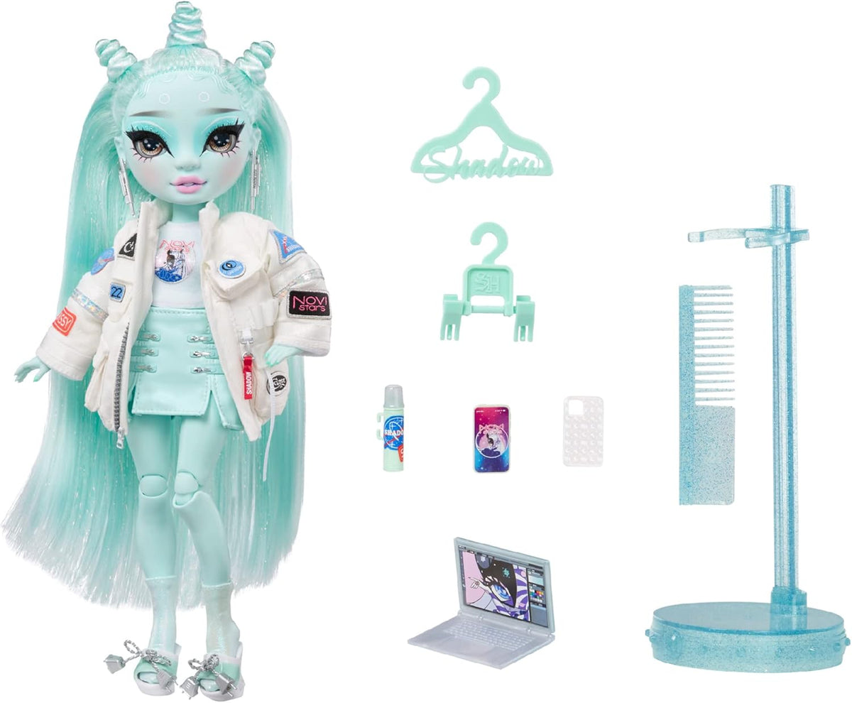 Light Green Fashion Doll with Fashionable Outfit & 10+ Colorful Play Accessories J47454