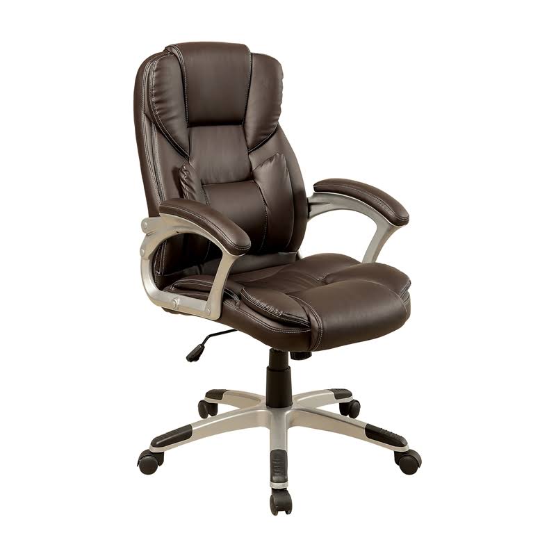 Brown Leather Office Chair Z597947