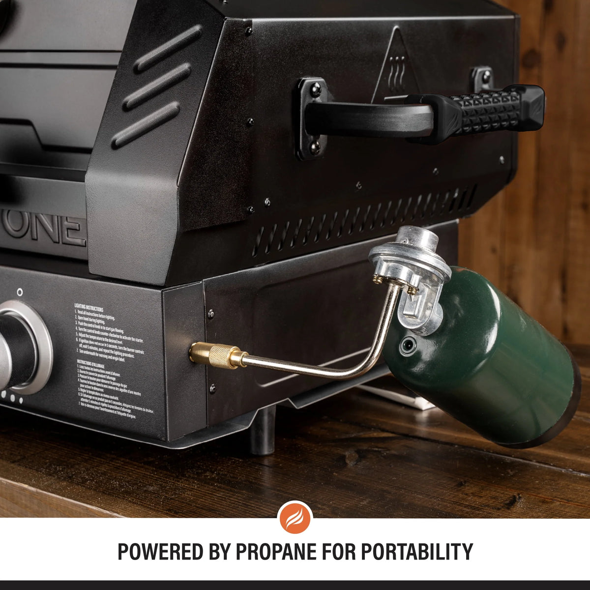 Tabletop Propane Pizza Oven with Two 15 Cordierite Stones M12795
