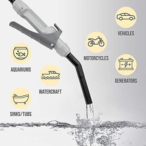 Automatic Fuel Transfer Pump, Battery Powered, Portable Liquid Pump M636