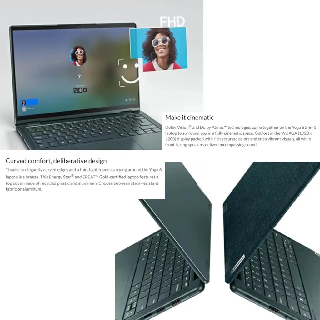 13.3" WUXGA 2-in-1 Touchscreen Laptop with 8GB RAM 1TB SSD D120