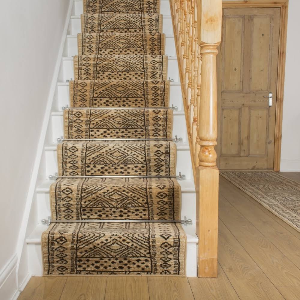 Afrikans Berber Stair Carpet Runner 17 foot S80887