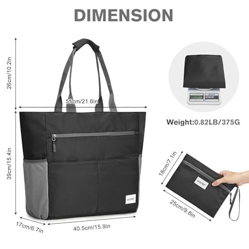 Waterproof Sandproof Large Capacity Foldable Beach Tote Bag U32530