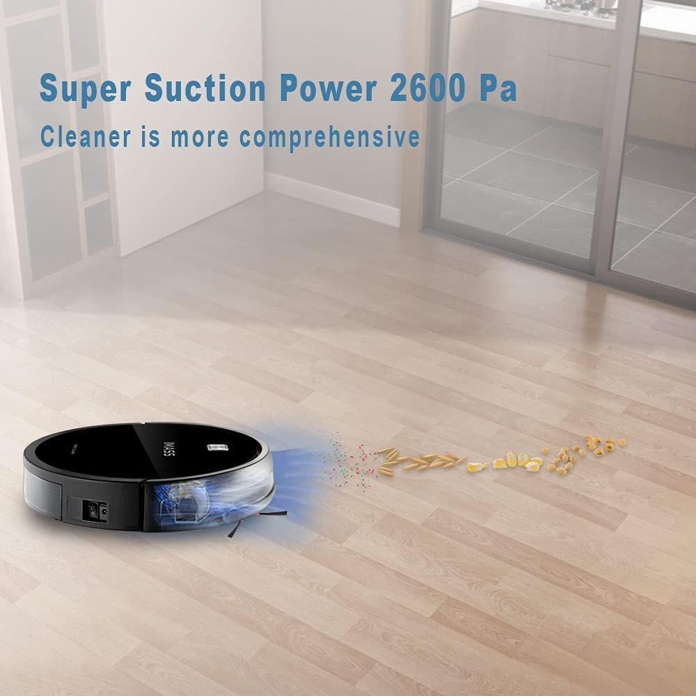 Robot Vacuum and Mop, 2600Pa Suction, Self-Charging K25233