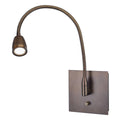 Bronze Gooseneck LED Wall Mount H599
