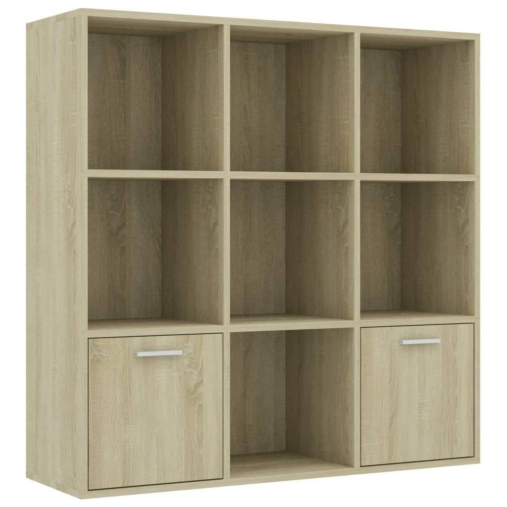 Book Cabinet Concrete Gray Chipboard S244845