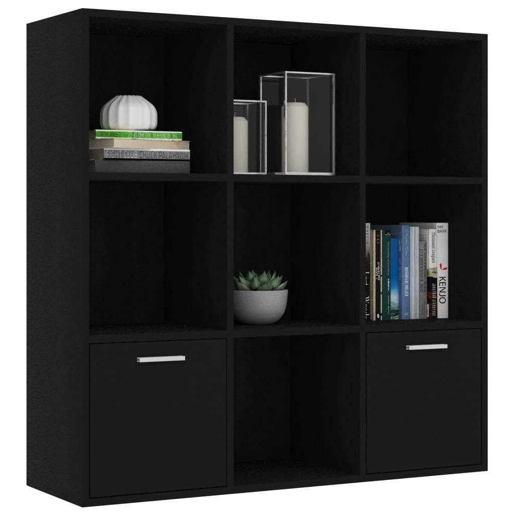 Book Cabinet Concrete Gray Chipboard S244845