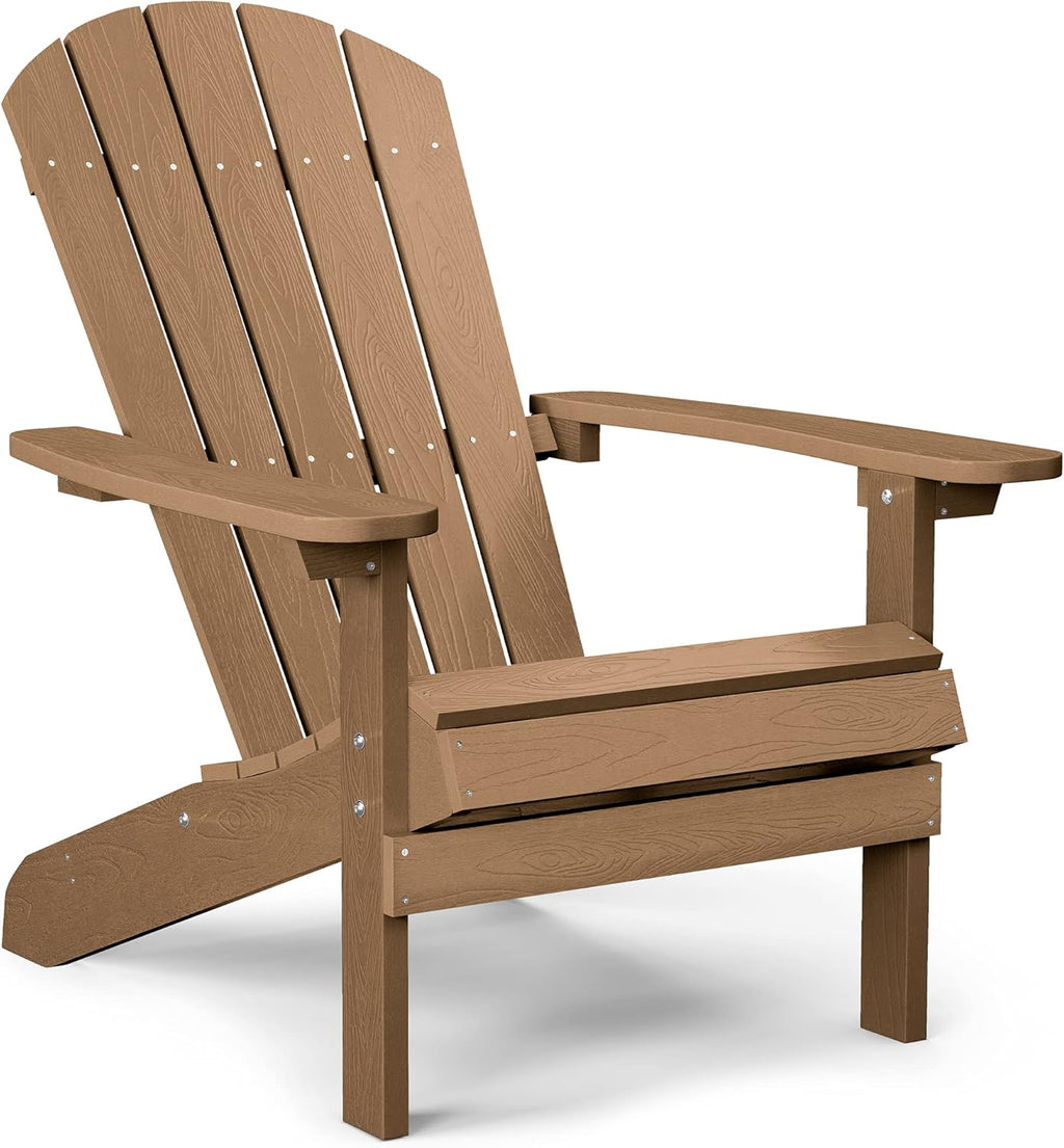 Black Plastic Adirondack Chairs Set of 2 X6519