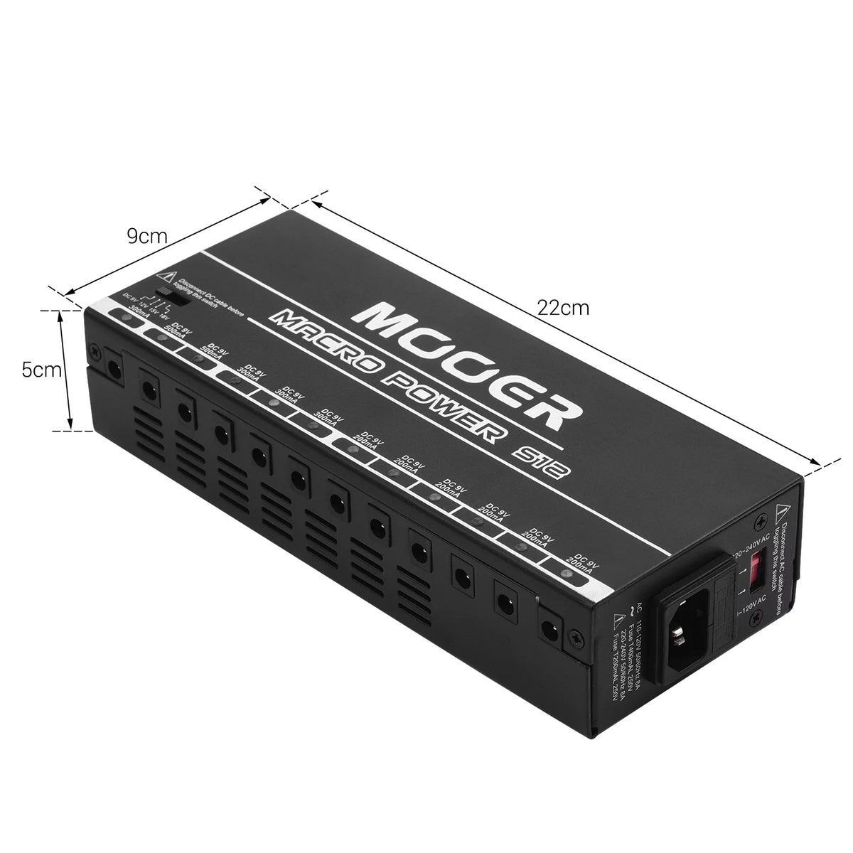 12 Isolated DC Outputs Guitar Effect Power Supply N586