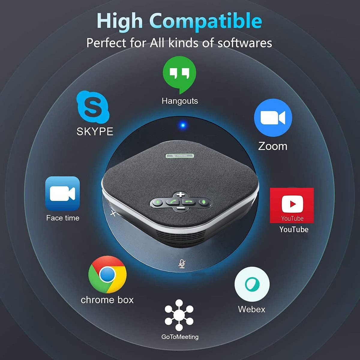 Bluetooth Speakerphones Conference Microphone with Microphone G5902