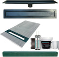 36” x 72” Linear Drain Shower Kit with ABS Drain Body V823