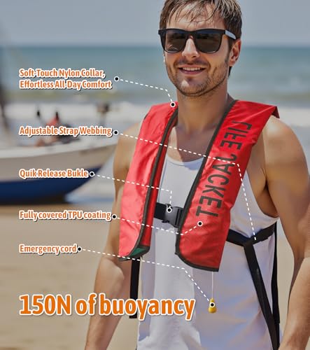 Inflatable Adjustable Snorkeling Vest Z341