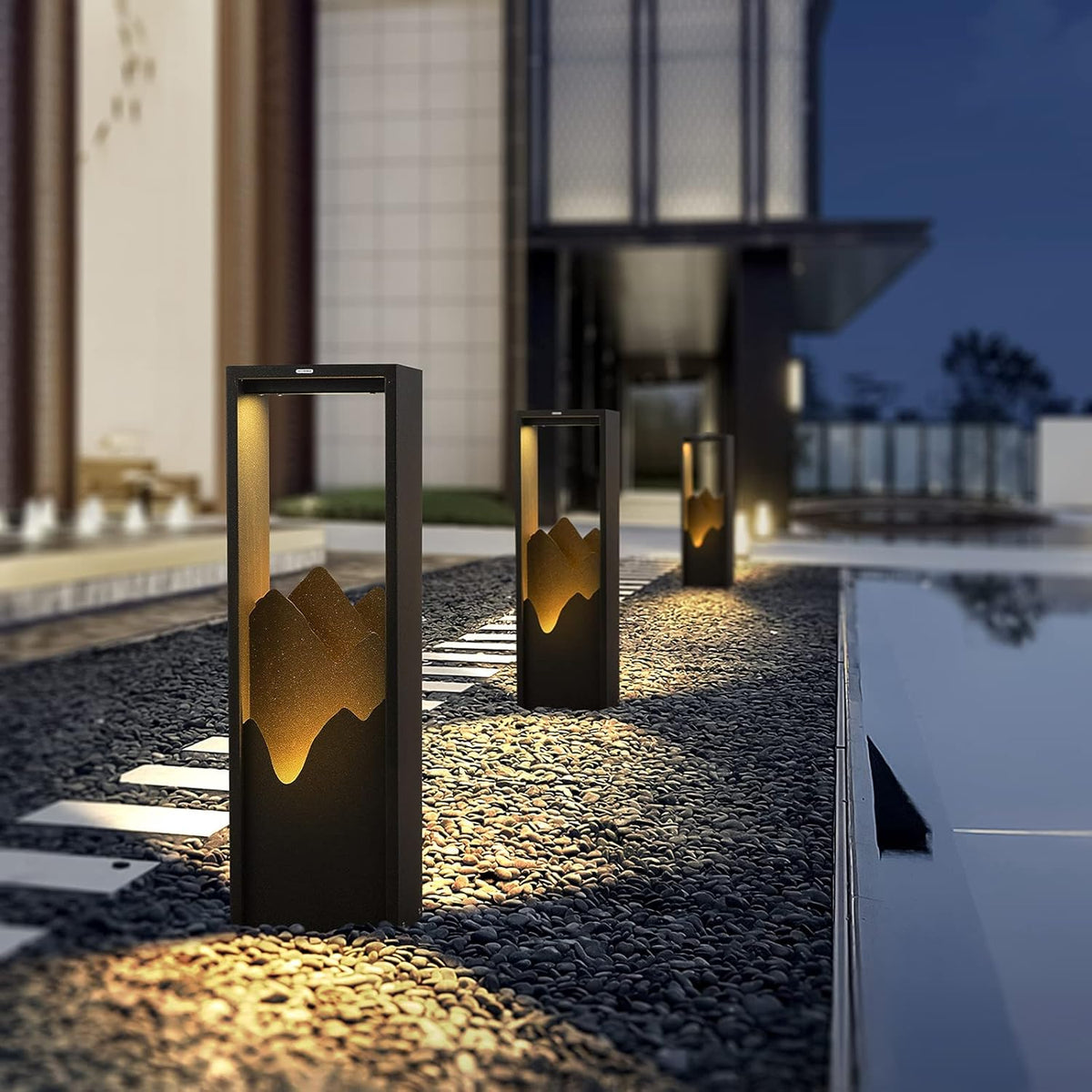 Stainless Steel 26 Inches LED Outdoor Bollard Light H1456