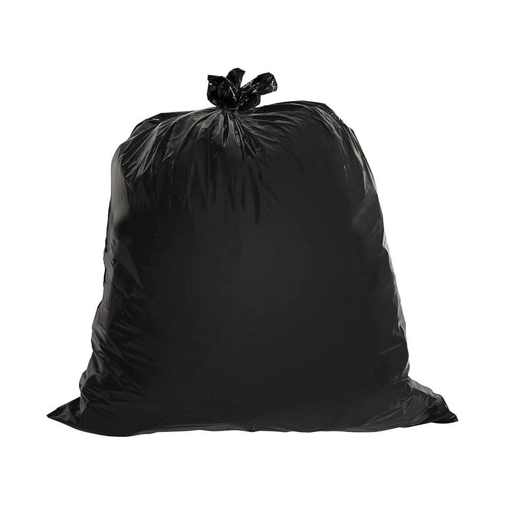 Black 60 Gallon Trash Can Liners, 50 per Box J6776