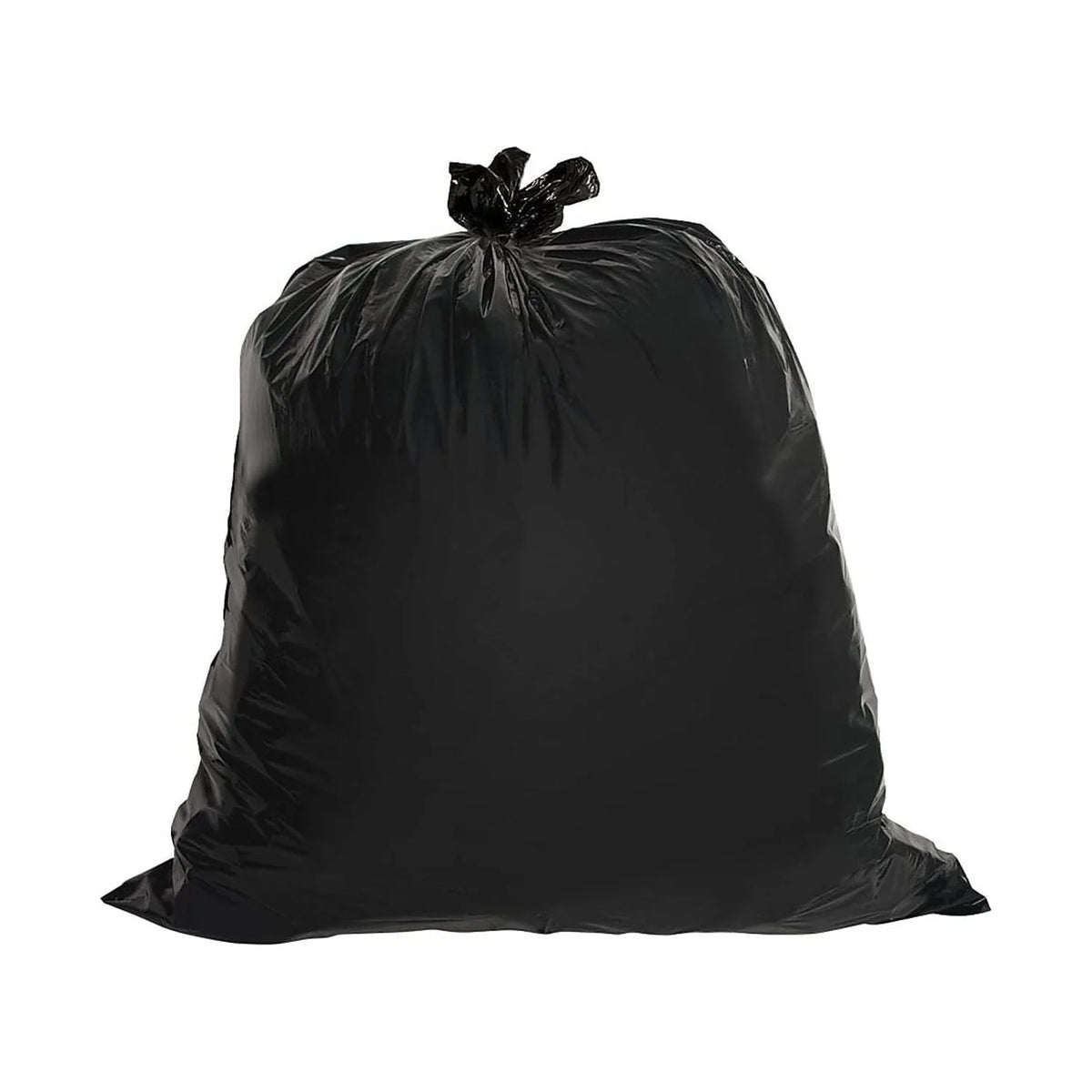 Black 60 Gallon Trash Can Liners, 50 per Box J6776