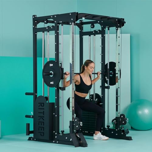 All-in-One Home Gym Equipment with 2200lb Load Capacity and 320lb Weight Stack M1631