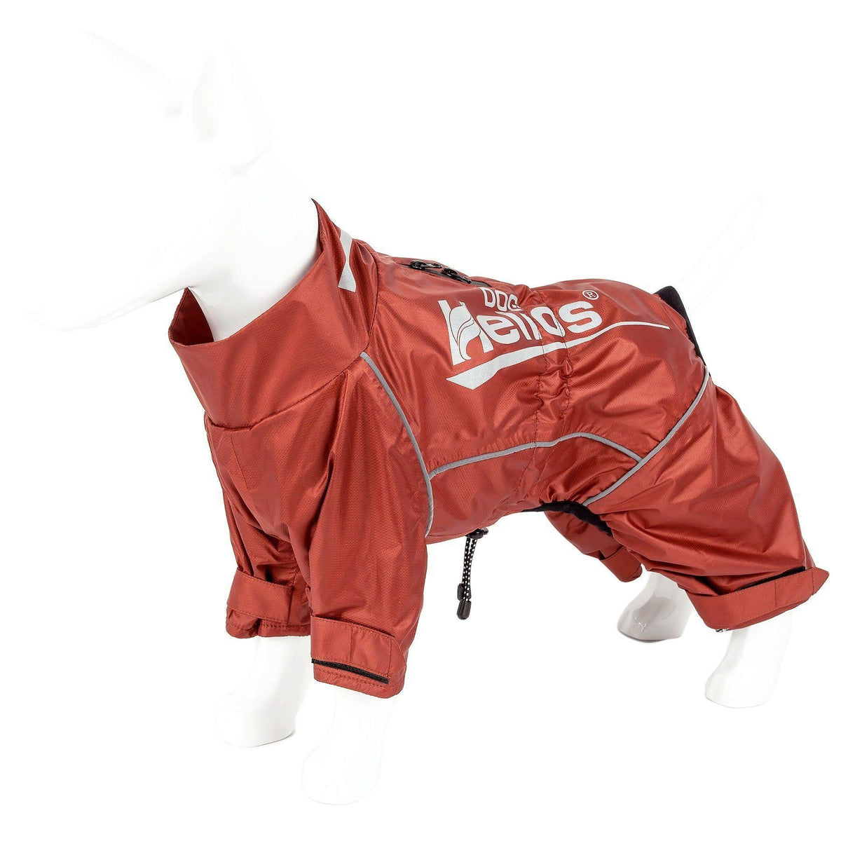 Waterproof Reflective Full Body Dog Coat Jacket Orange Medium U9272