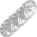 4PC Set 16 inch Silver Hubcap Wheel Cover Snap On Hubcap Y159338