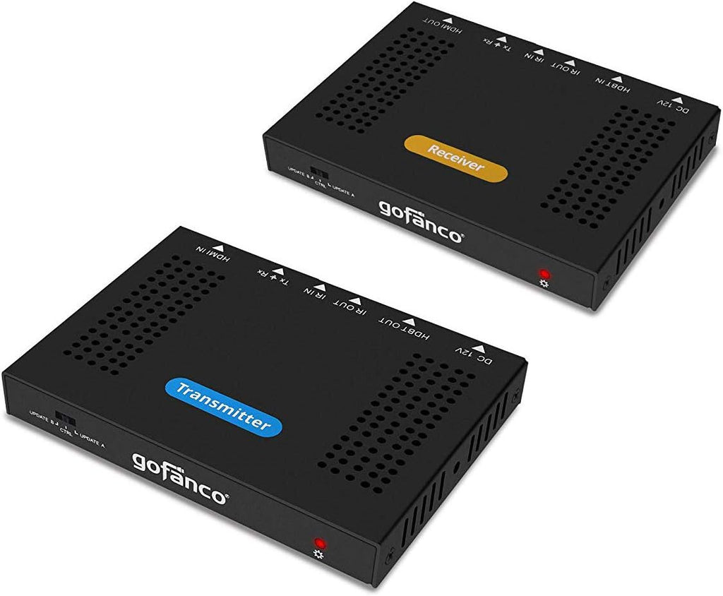 HDBaseT HDMI 2.0 Extender 4K 60Hz 4:4:4 HDR Over CAT5e/CAT6 70m/230ft @1080p & 40m/130ft @UHD 4K/60Hz, Dual IR, RS-232, CEC, PoC, 18Gbps Bandwidth, HDCP 2.2 H14210