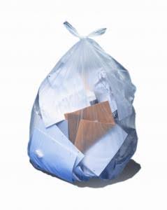 Clear 40-45 Gal 0.55 Mil 40 x 46 Can Liners 250/Carton E268716