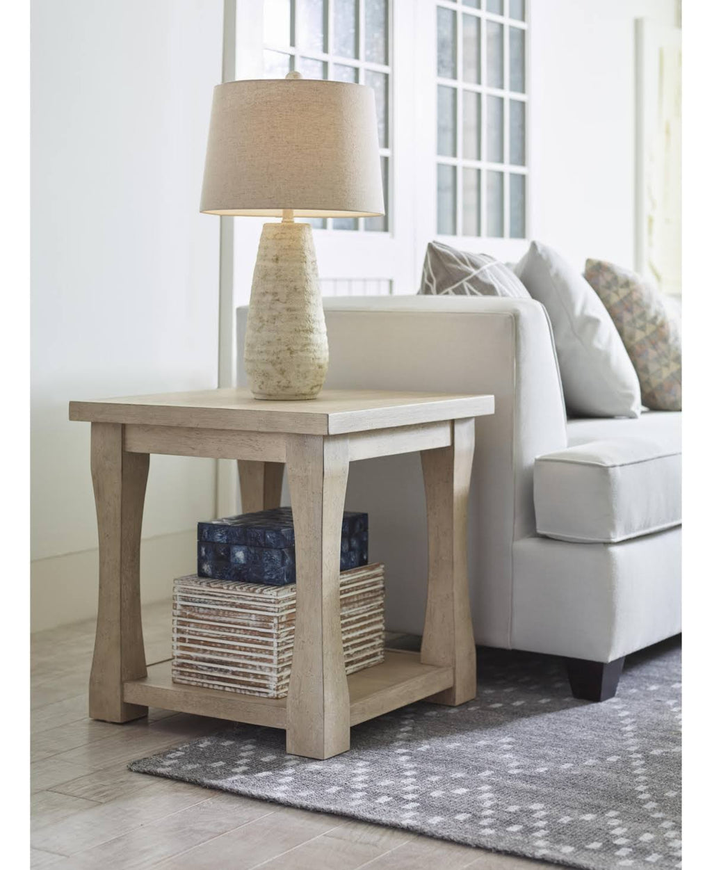 Sandstone Leg End Table I3986
