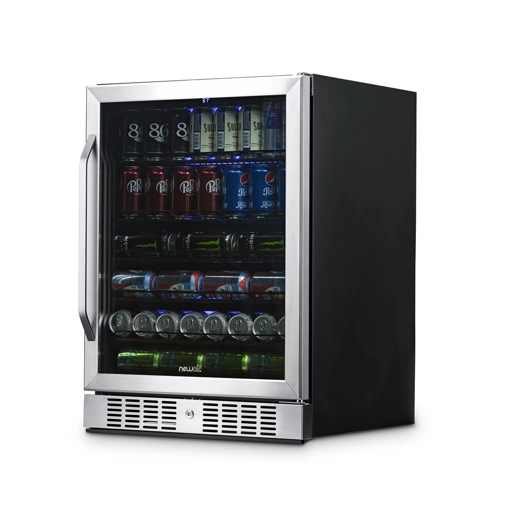 177 Can Stainless Steel Beverage Refrigerator M520988