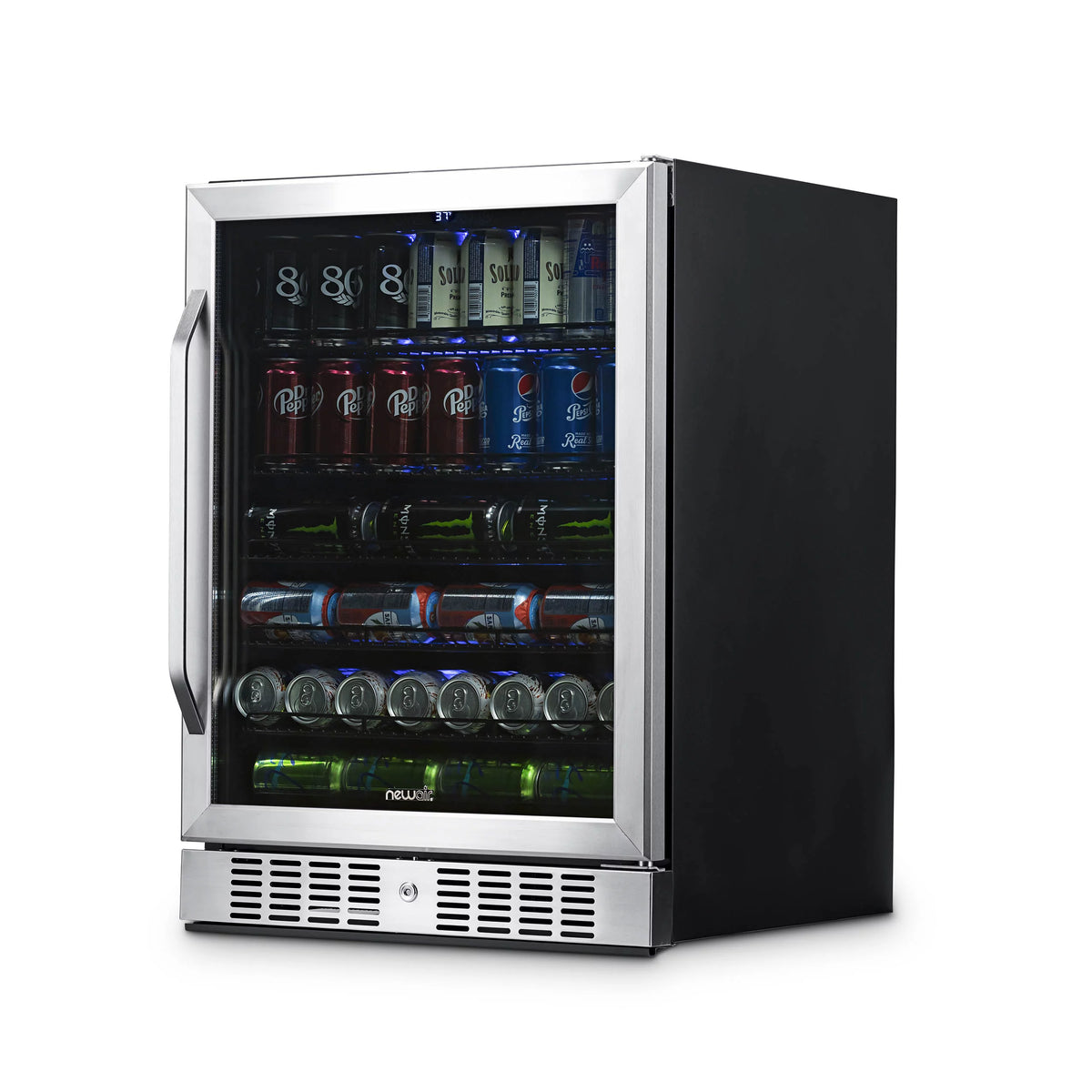 177 Can Stainless Steel Beverage Refrigerator M520988
