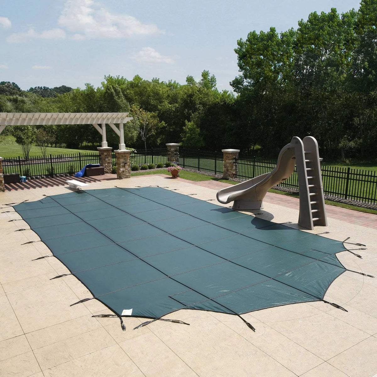 Green Super Mesh Safety Cover 12x20 E110