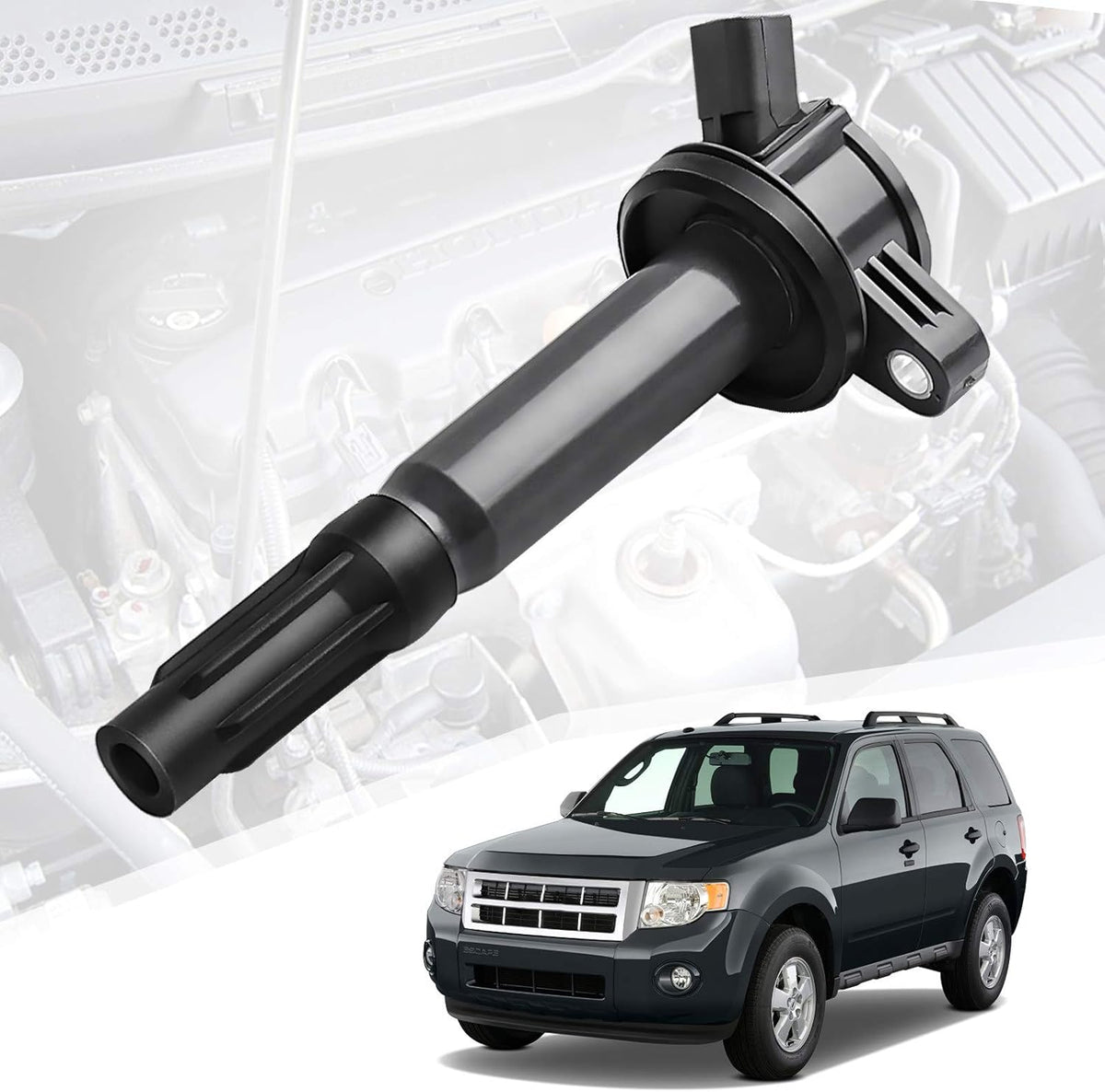 Ignition Coils 6-Pack Compatible with 3.0L V6 J697