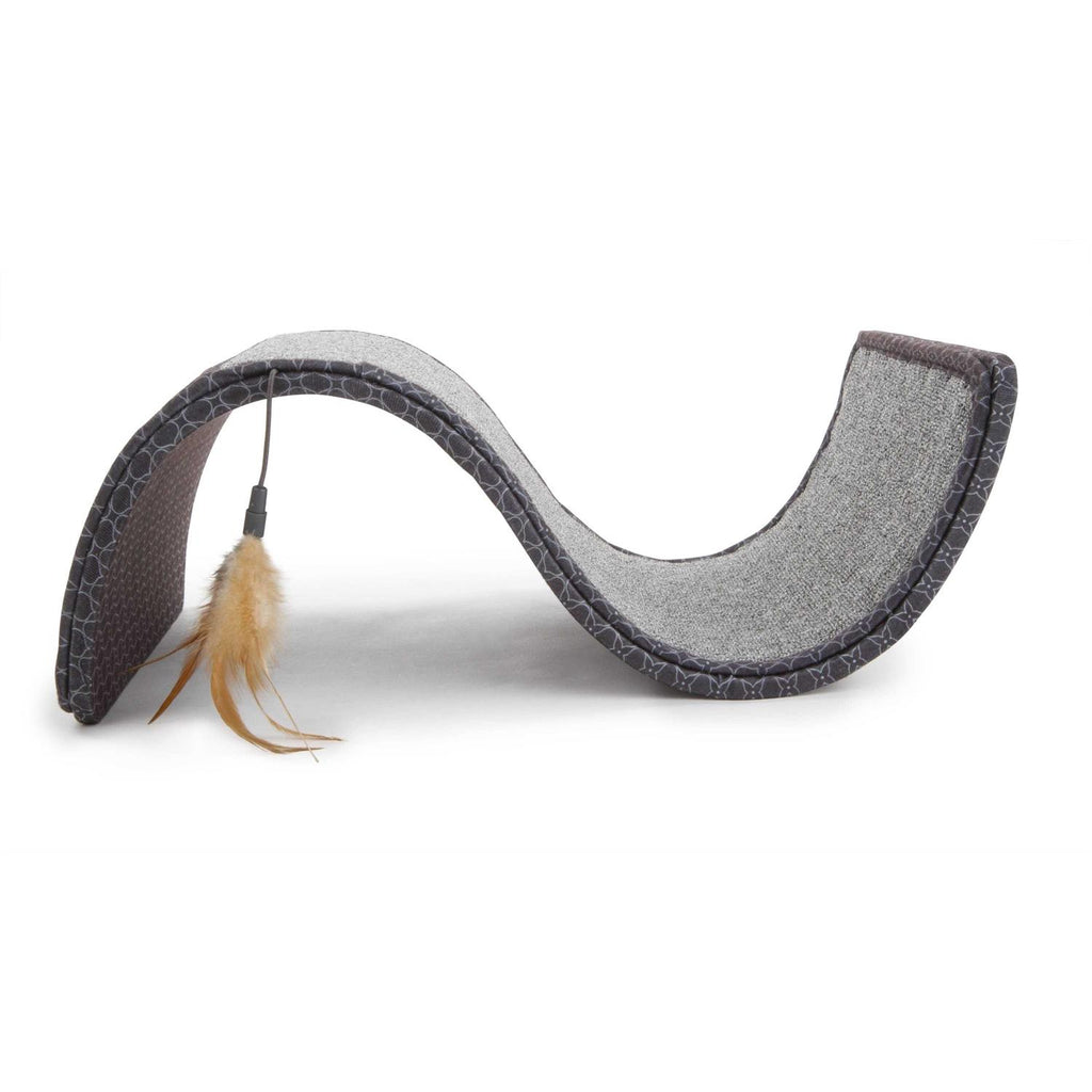 Cat Scratcher with Feather Toy F726088