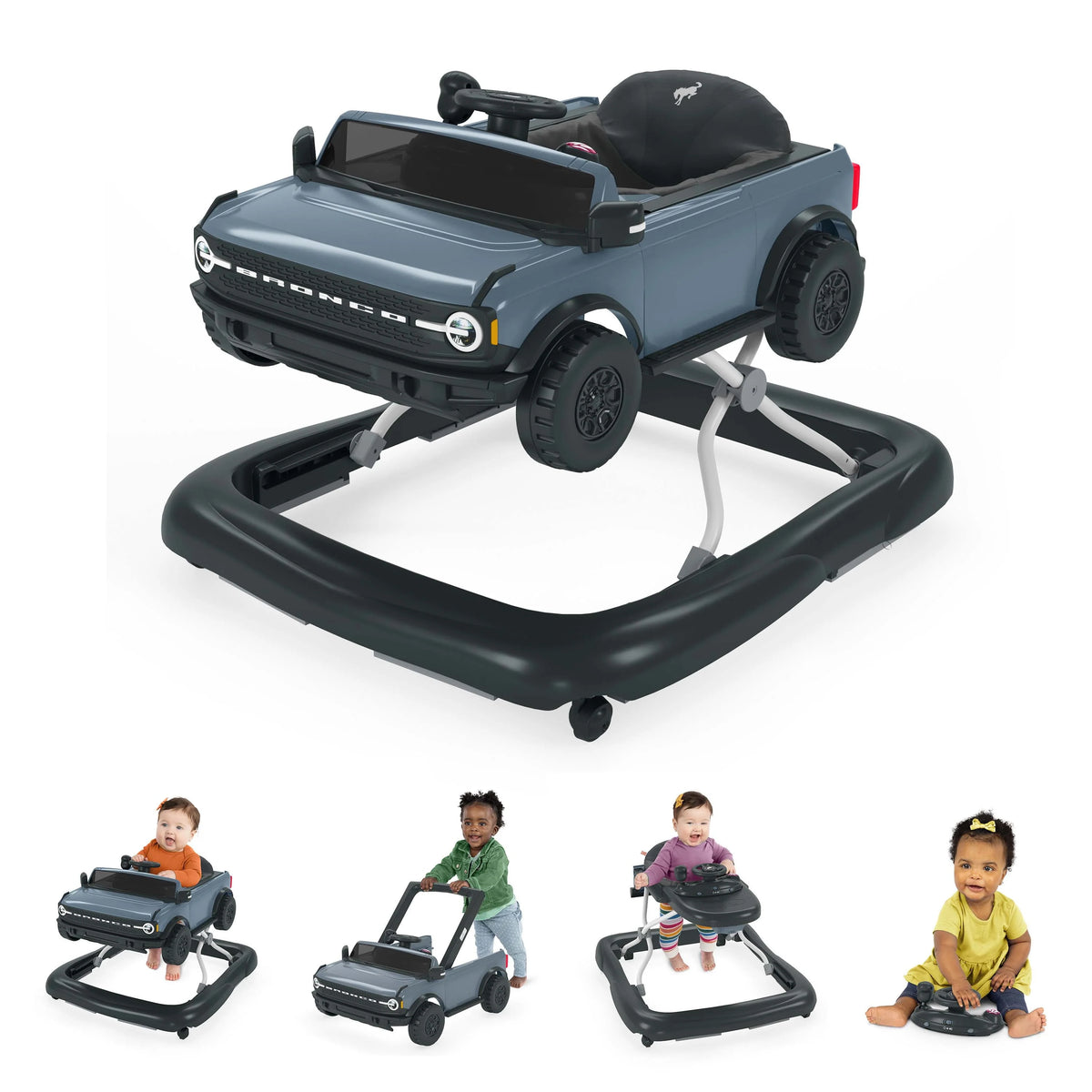 Blue Grey Baby Activity Walker B983914