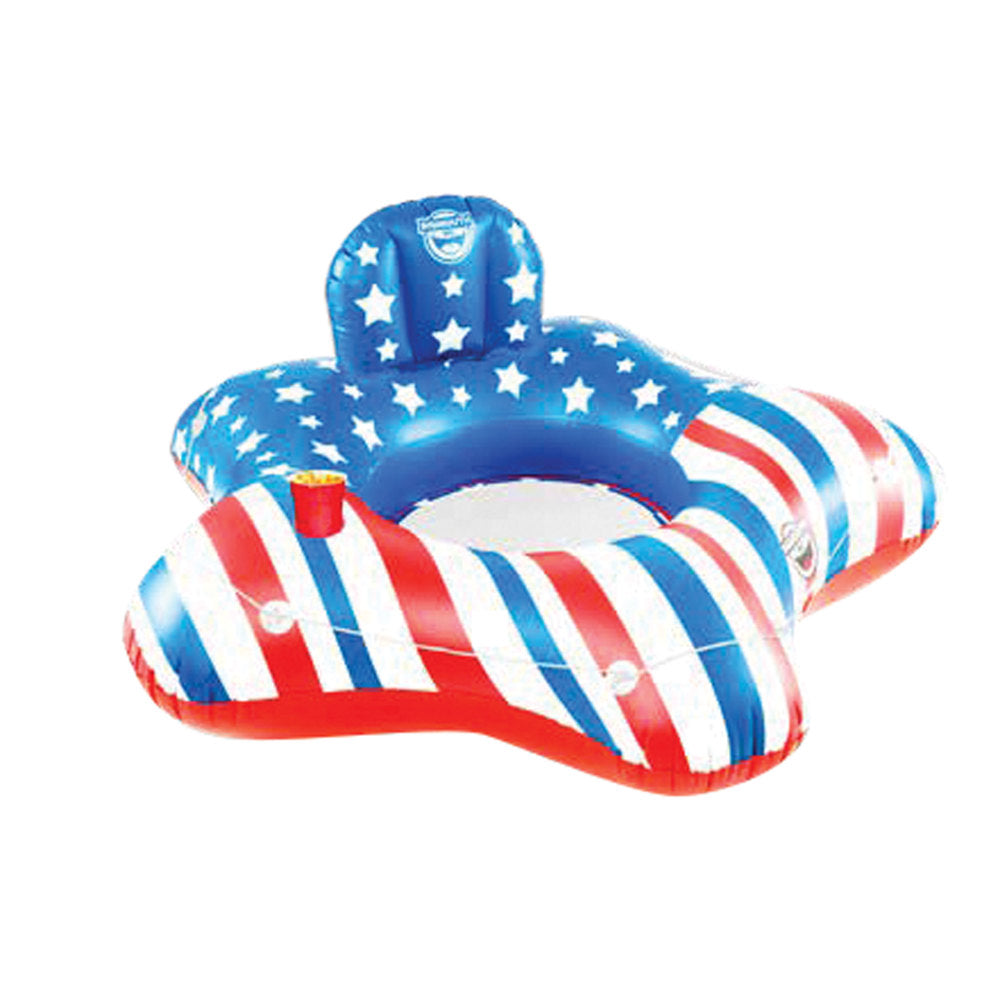 Inflatable Giant Patriotic Star Pool Float O95525