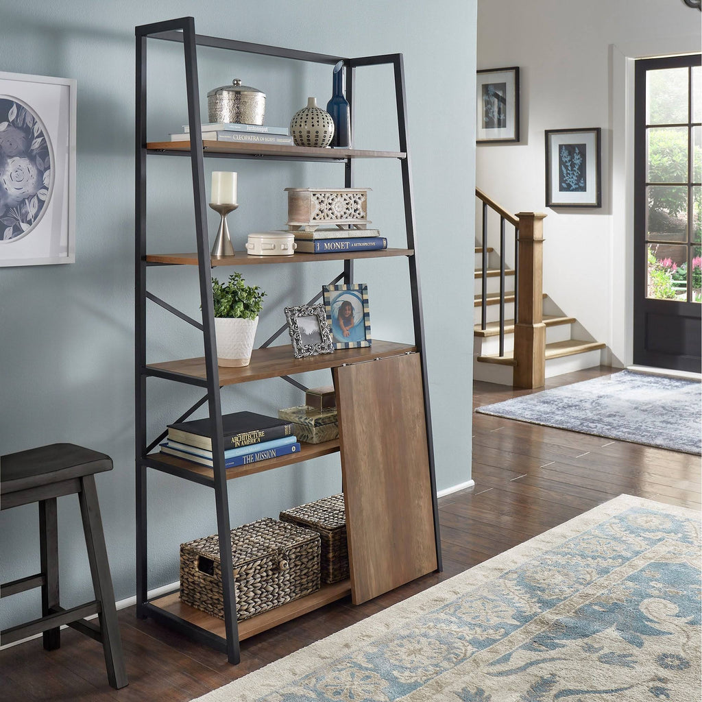 Folding Desk with Bookcase Z6103