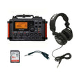 Portable Recorder Bundle with 32GB SDHC Card and Studio Headphones G1291