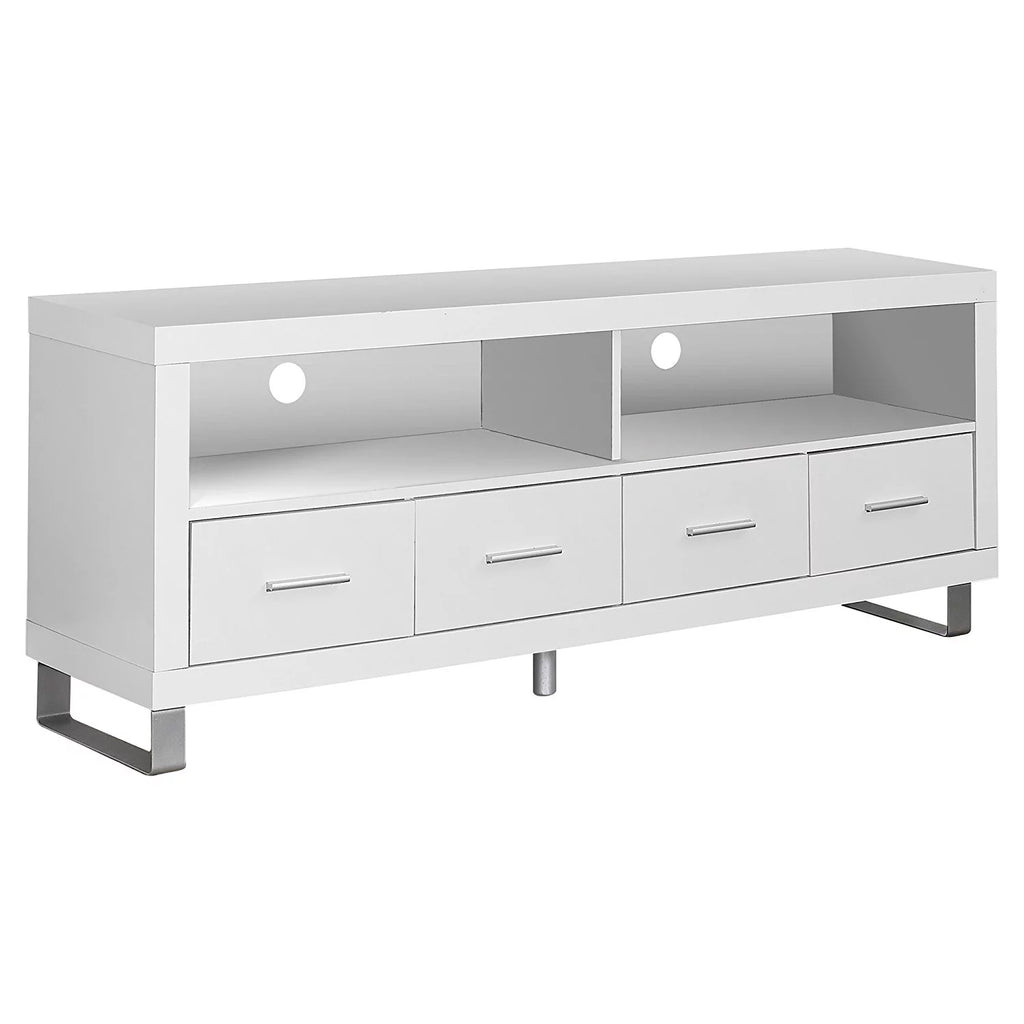 White 2 Pack TV Stand with Storage Z283407