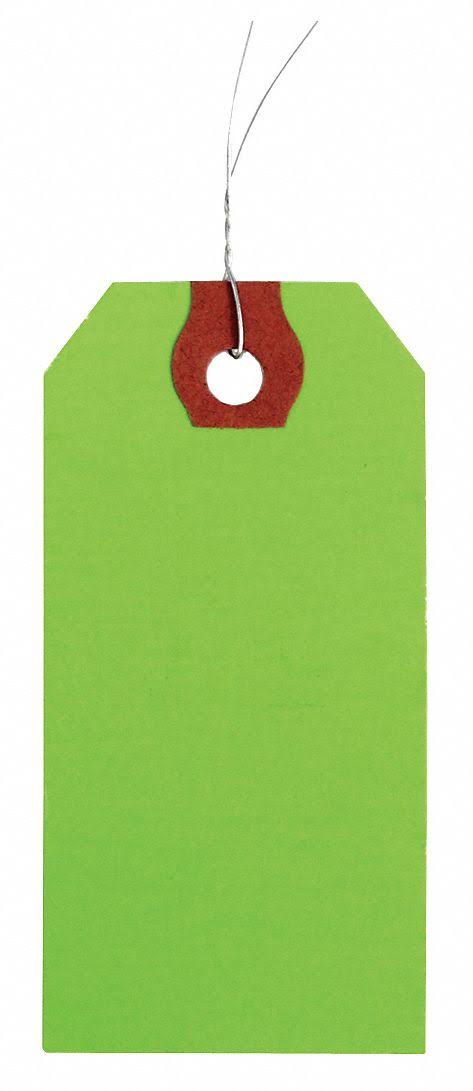 Green Paper Tags, PK1000 Q287474