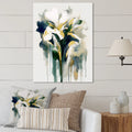 Green Floral Metal Art W530