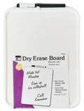 8.5 X 11 in. Plastic Framed Dry-Erase Board, White (Pack of 12) E8212