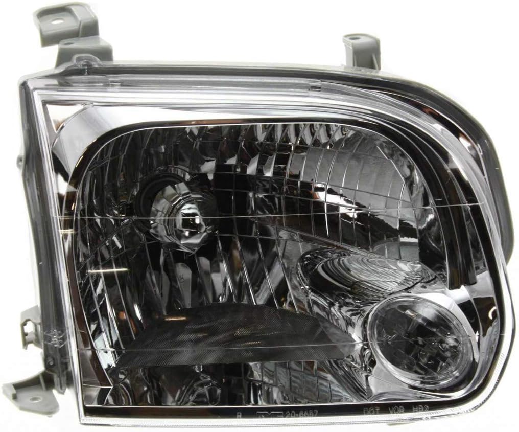 Headlight Assembly Passenger Side with Bulbs F6215
