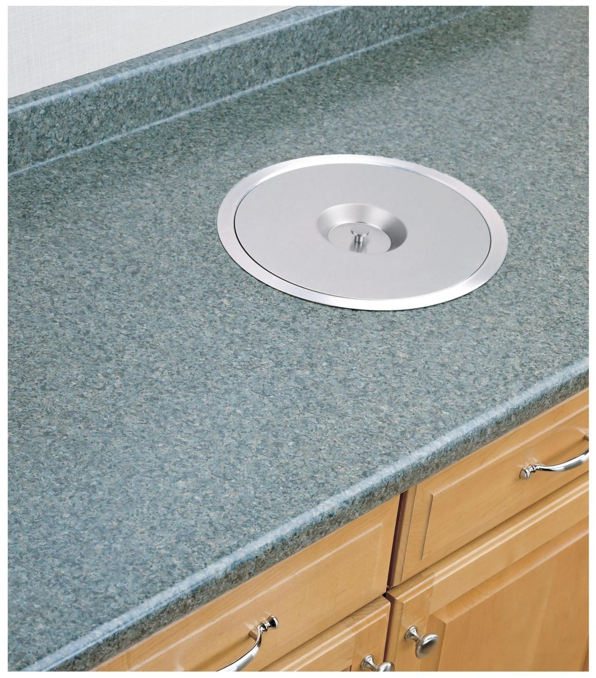 12-1/4" Counter Mount Trash/Ice Container - Stainless M780