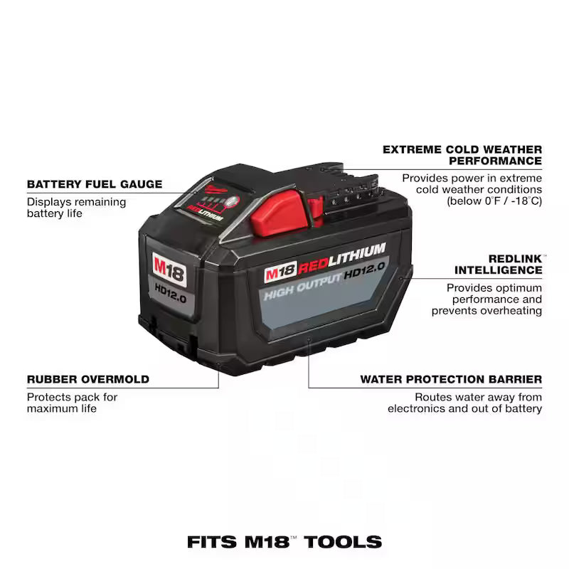 18V Cordless 7-1/4 in. Circular Saw & 12.0Ah Battery H272