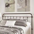 Queen Dark Bronze Slat Headboard N122