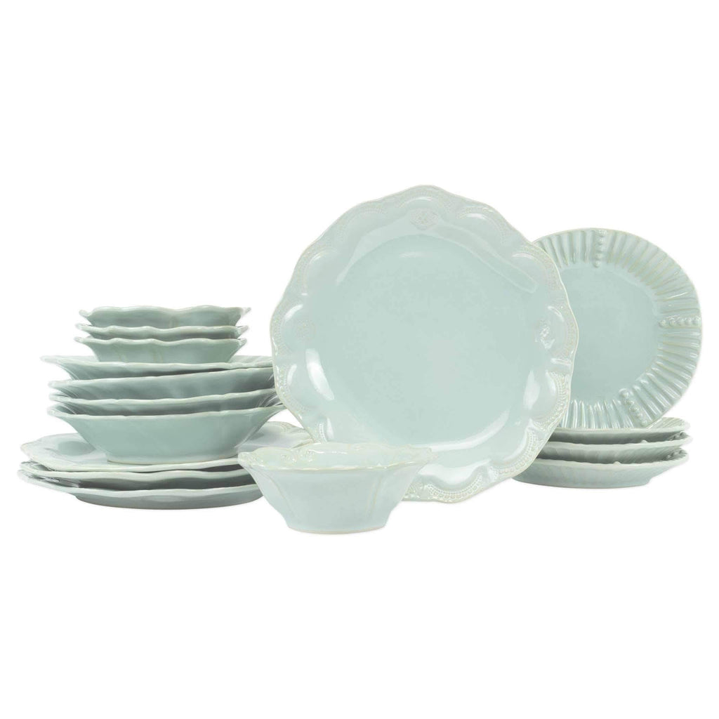 16-Piece Aqua Stone Place Setting K11680