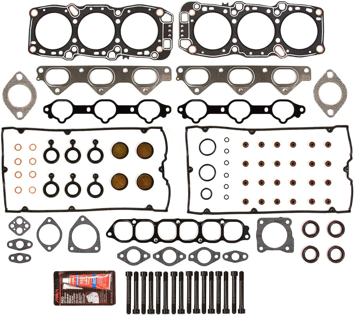 Head Gasket Set Intake Exhaust Valves for 3.0 6G72 C41222