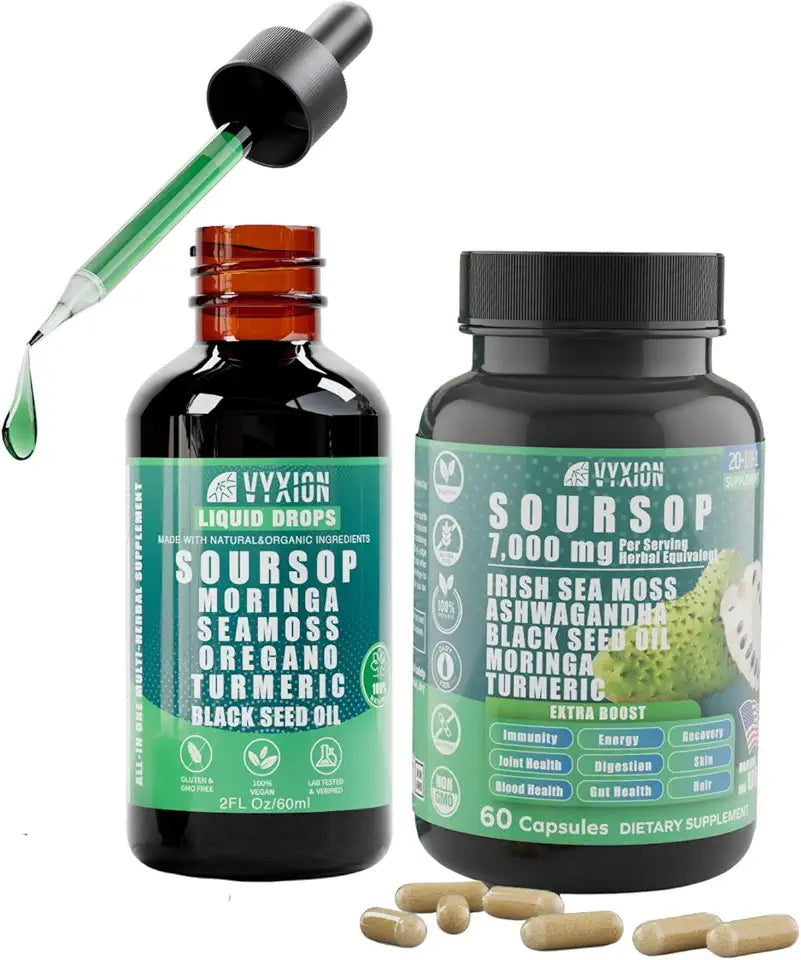 Soursop Bitters Liquid Herbal Extracts Capsules E51501