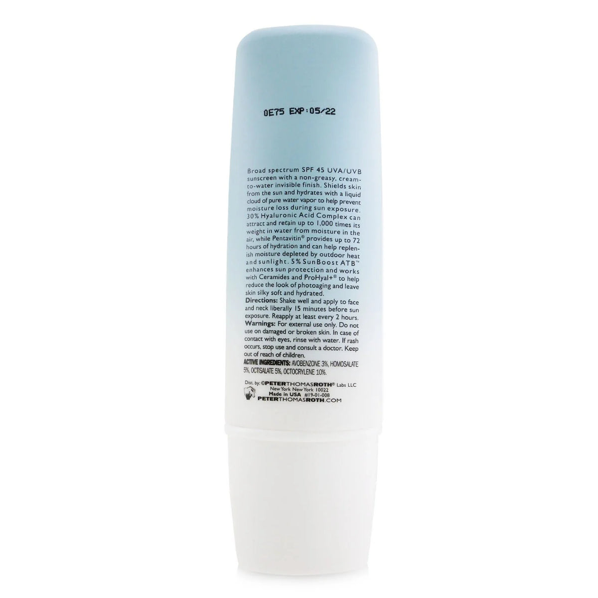 Hyaluronic Cloud Moisturizer SPF 45 Sunscreen 50ml/1.7oz W565