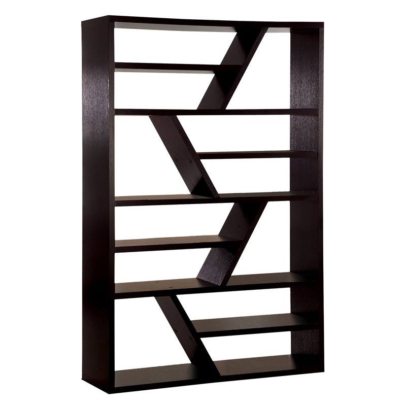 Espresso Modern Bookcase Y9277