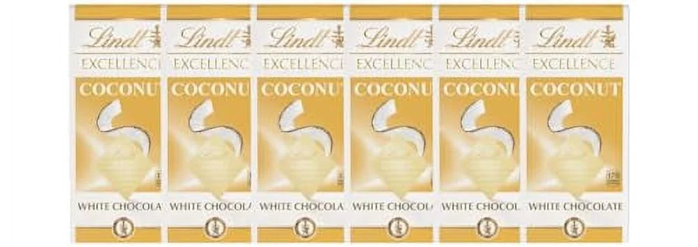 White Coconut Chocolate Candy 6 Pack U788