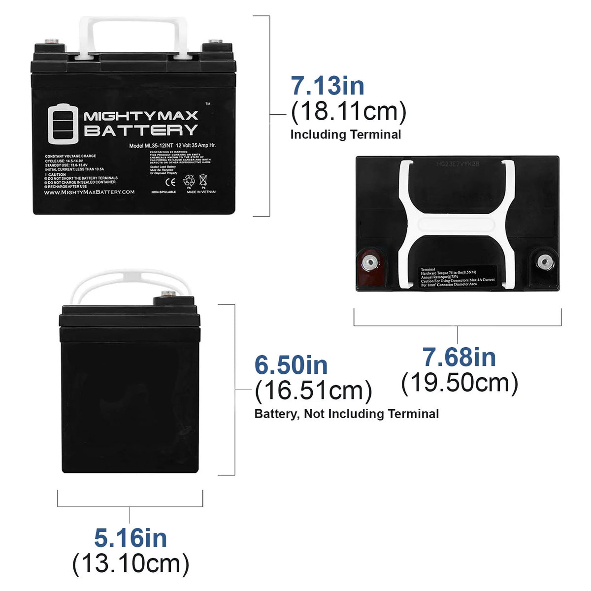 12V 35AH Deep Cycle Battery P378821