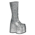 Silver Glitter Boots C35763